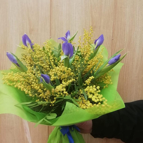 Букет из цветов на 23 февраля - Фото 3
