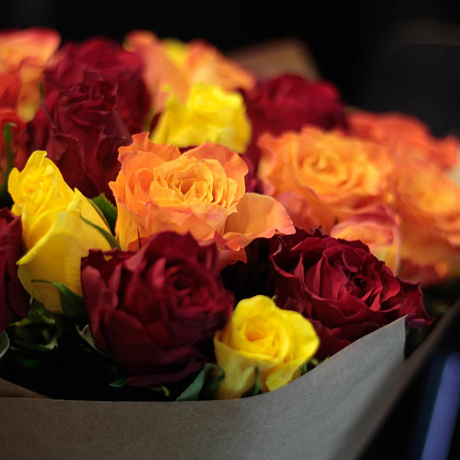 Букет цветов Солнце Кении 31 - Фото 3