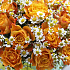 25 роз с ромашками в коробке - Фото 2