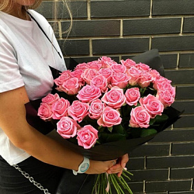 Букет из 35 роз Аква Дрим №2