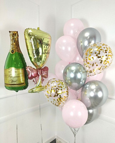 Композиция из шаров "Бокал"