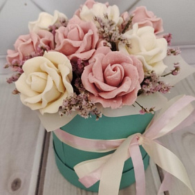 Цветы в коробке №716