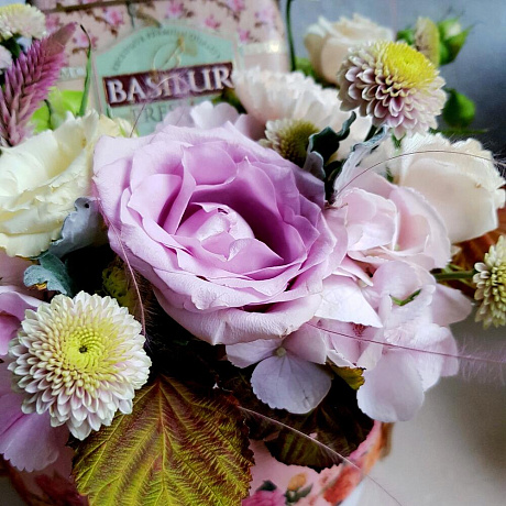 Букет цветов Английский сад - Фото 6