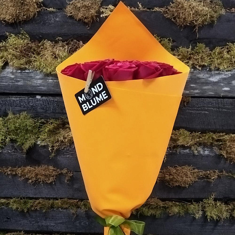 Букет Моно из 15 роз - Фото 4