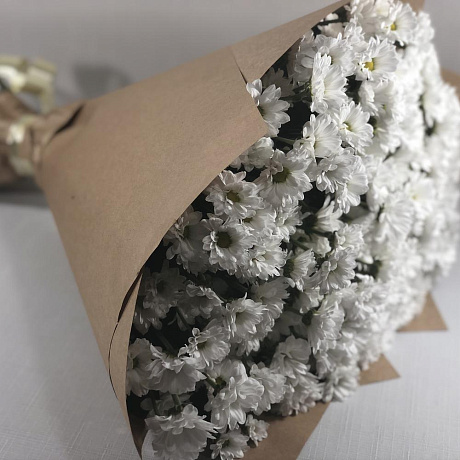 Букет из 21 хризантемы - Фото 3