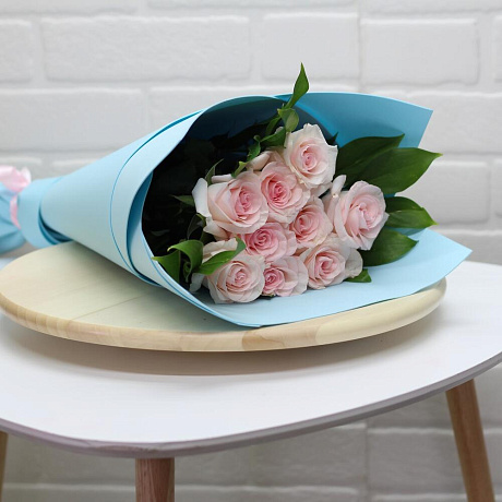 Букет из премиум 9 роз - Фото 4