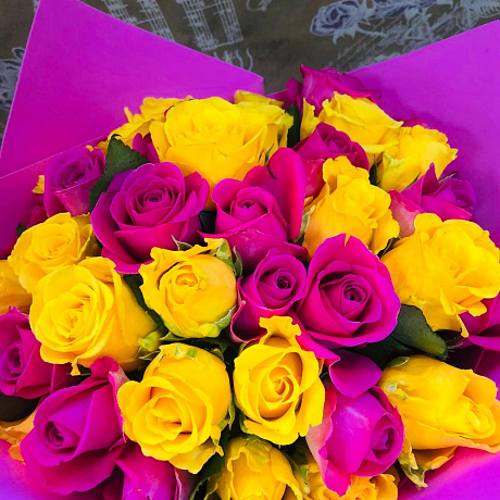 Моно букет из 39 роз - Фото 3