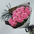 Букет Чертова дюжина розовых роз - Фото 1