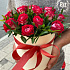 Букет цветов Би Бабблс в шляпной Коробке - Фото 1