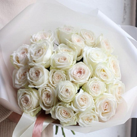 Букет Luxury Flowers Премиум Роза Вайт ОХара