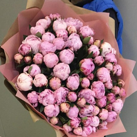 Букет с пионами №171