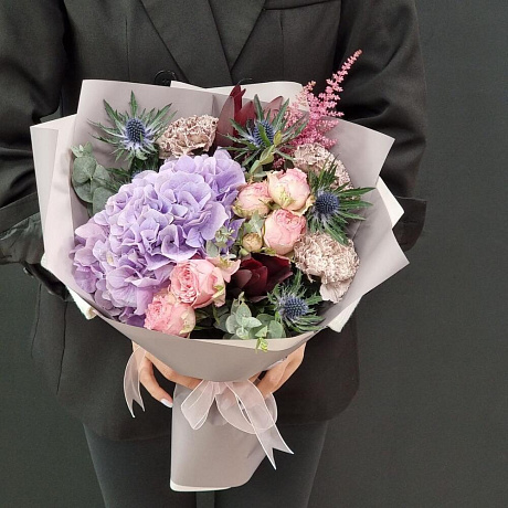 Авторский букет цветов № 115 - Фото 3