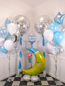 Композиция из шаров "Биг Бум Встреча"