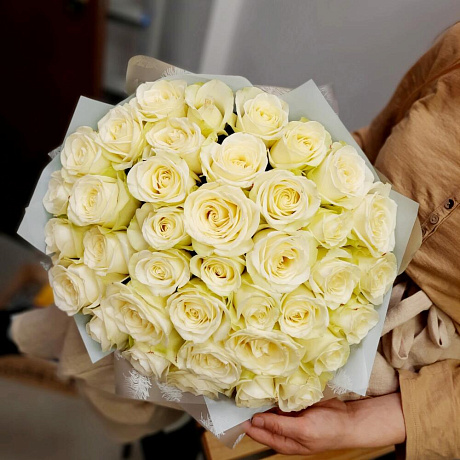 Белые розы №160 - Фото 5