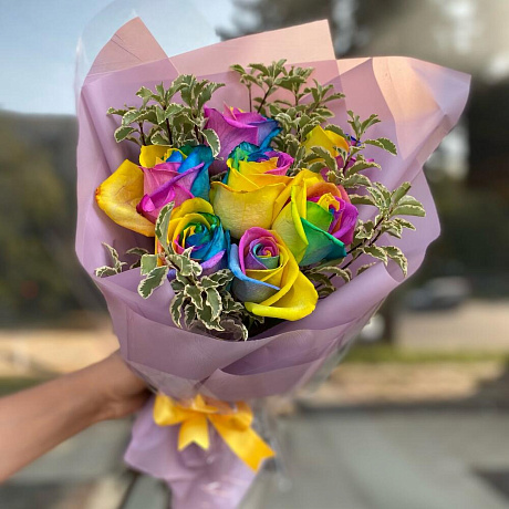 Букет цветов Розовый единорог - Фото 2