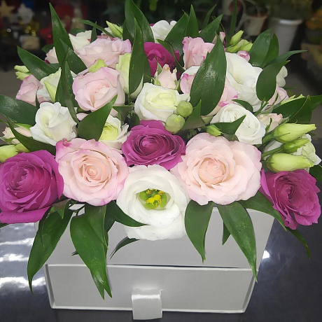 Композиция цветов Нежная гамма - Фото 3