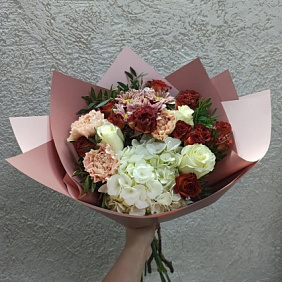 Букет цветов "Капучино" №163