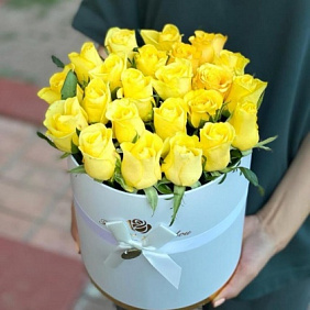 Цветы в коробке №740