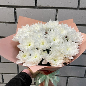 Букет из кустовой хризантемы №165