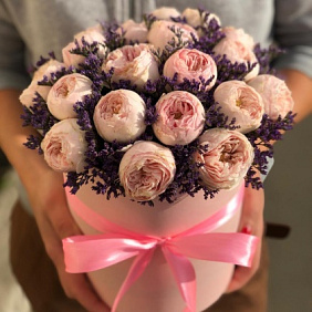 Букет Менсфилд в коробочке №161