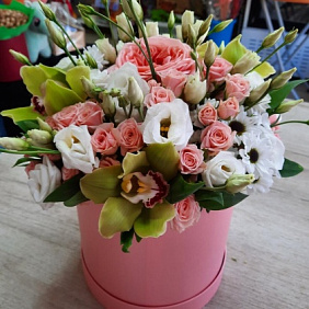 Цветы в коробке №411