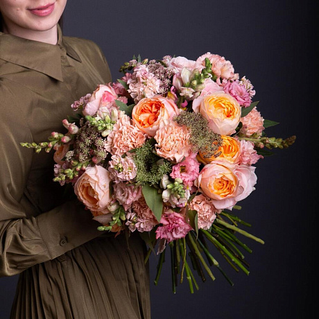 Букет Персиковое облако - Фото 2