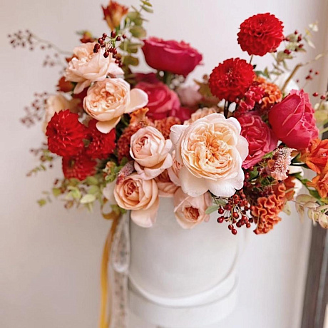 Цветы в коробке История любви - Фото 3