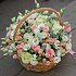 Нежная корзина с гортензией и розами - Фото 3