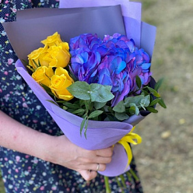 Букет цветов "Гармоничная красота"