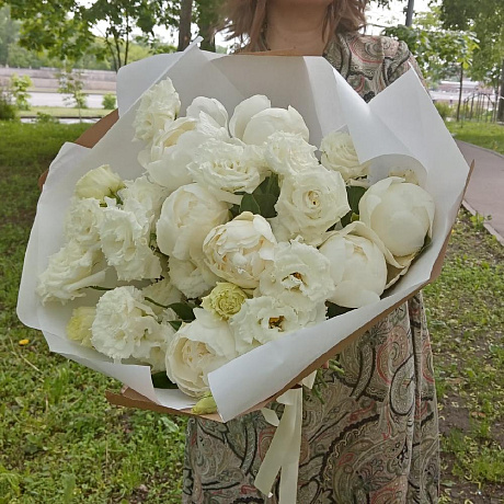 Букет Bowl of Cream - Фото 3