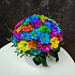 Букет цветов Chrysanthemus Rainbow Box - Фото 3