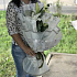 Белая лилия с эвкалиптов в дизайнерской упаковке - Фото 6