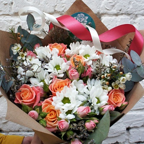 Букет цветов "Juicy summer"