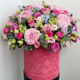 Коробка с Цветами "Летний вечер"