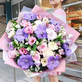 Букет цветов "Тайная мечта" №162