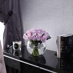 Букет из 25 роз Purple в вазе