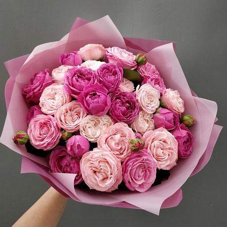 Букет цветов Монпасье люкс - Фото 4