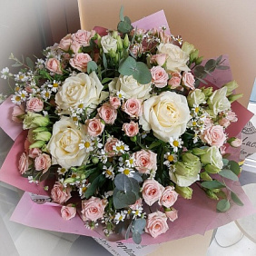 Букет цветов "Рассвет" №162