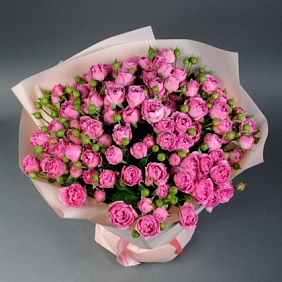 Букет цветов "Розовый дождь"