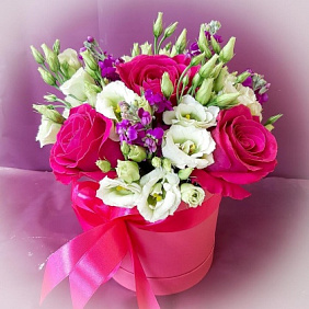 Цветы в коробке №690