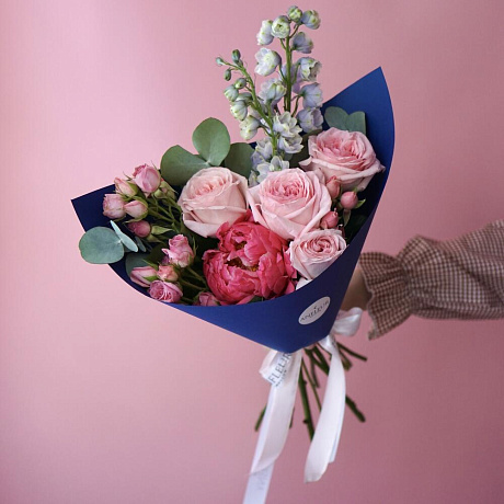 Букет «Коралловый риф» М - Фото 3