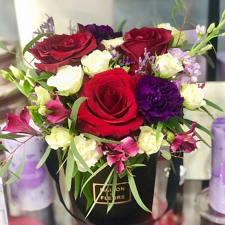 Коробка с цветами Эльза - Фото 3