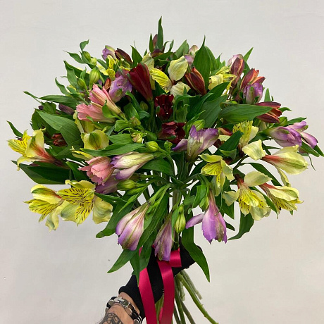 Букет из 15 альстромерий №165 - Фото 4