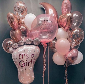 Композиция из шаров "Великолепная встреча"