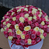 VIP Букет, 151 роза в шляпной коробке - Фото 3