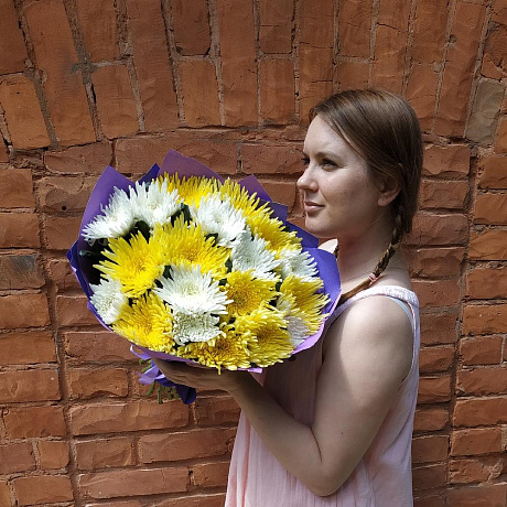 Букет цветов Золотая лихородка - Фото 4