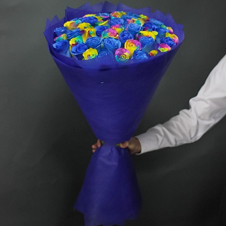 Букет цветов Яркие моменты №162 - Фото 4