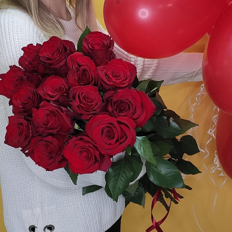 Букет из 15 Роз №160 - Фото 5