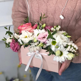 Цветы в коробке №282