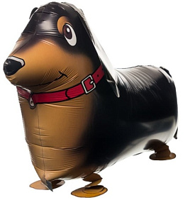 Ходячая фигура шар "Такса" 61 см.